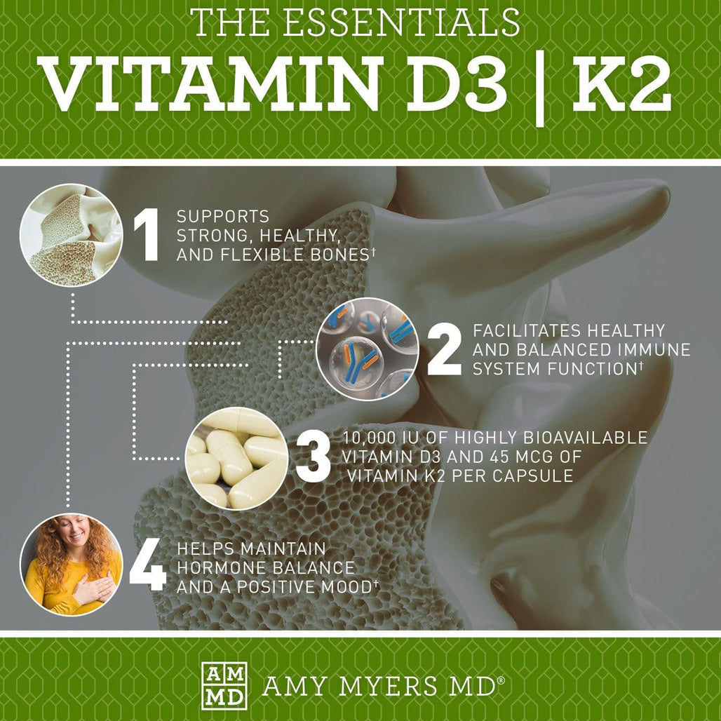 Vitamin D3/K2 Liquid Amy Myers MD