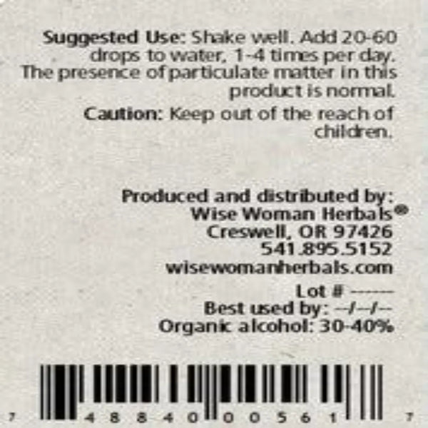 Arctium burdock Wise Woman Herbals