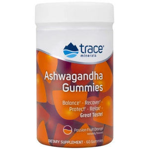 Ashwaganda Gummies- Passion Fruit Flavor Trace Minerals Research