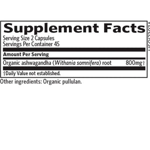 Ashwagandha Organic India