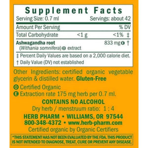 Ashwagandha Withania somnifera Herb Pharm