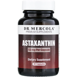 Dr. Mercola Premium Supplement Astaxanthin 12mg Per Capsule Dietary Supplement