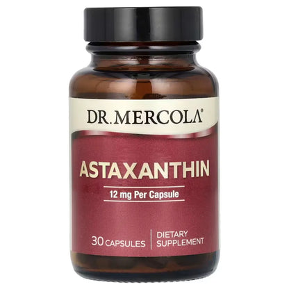 Dr. Mercola Premium Supplement Astaxanthin 12mg Per Capsule Dietary Supplement