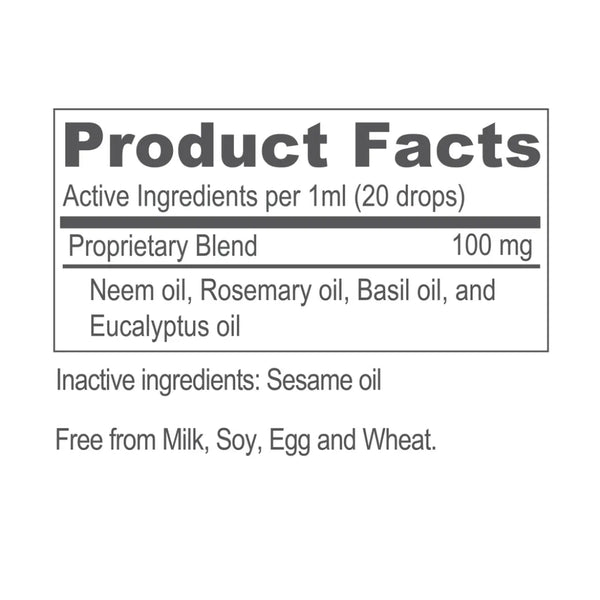 Pet Neem Ear & Skin Drops 2 fl oz Ayush Herbs