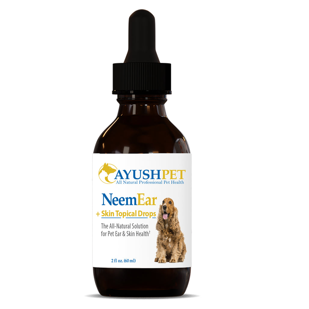 Pet Neem Ear & Skin Drops 2 fl oz Ayush Herbs
