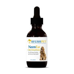 Pet Neem Ear & Skin Drops 2 fl oz Ayush Herbs