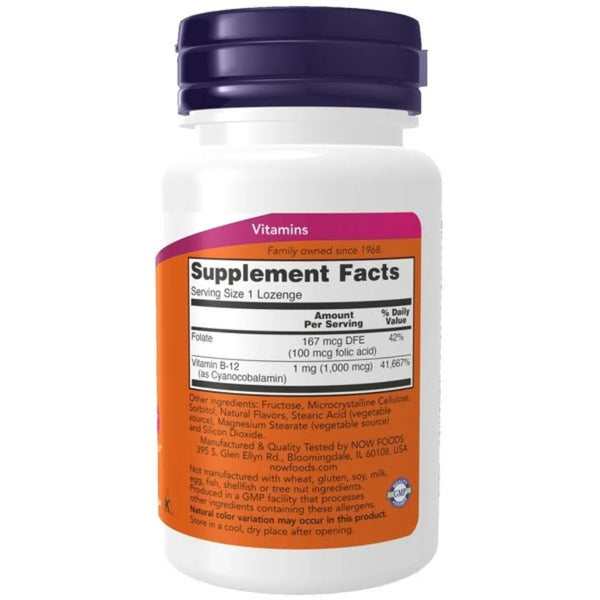 B-12 1000 mcg NOW