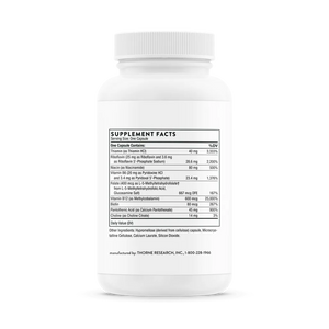 Thorne B-Complex #12 60 caps supplement facts