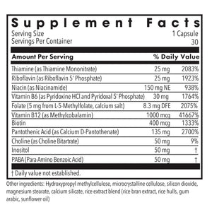 B-Complex + 5 mg L-Methylfolate by MethylPro