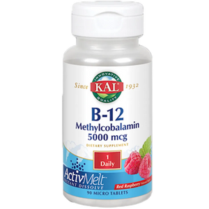 B12 Methylcobalamin 5,000 mcg Raspberry KAL