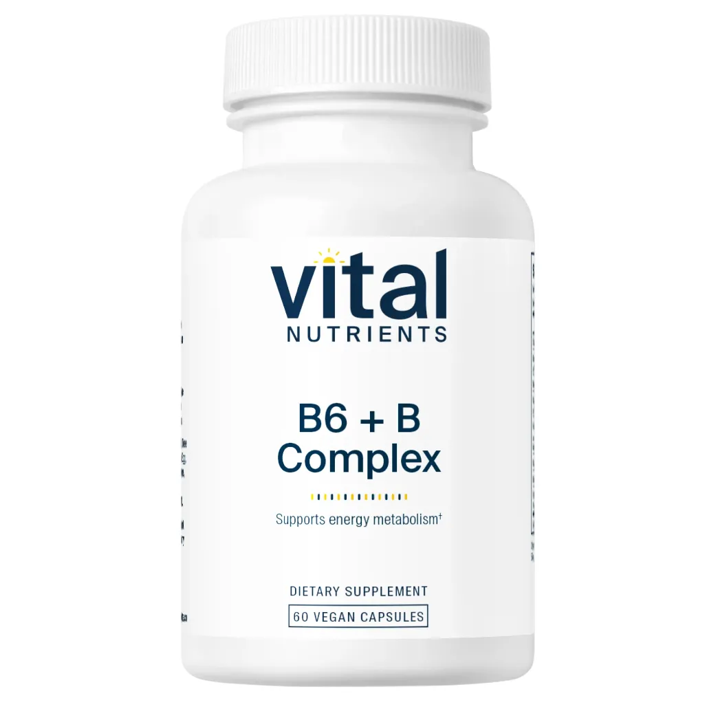 Vital Nutrients B6 + B-Complex - Helps to Convert Carbohydrates into Energy