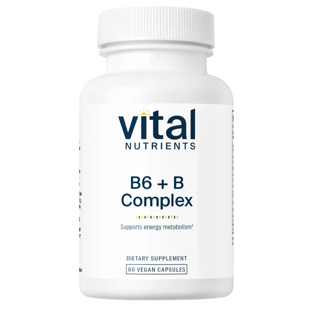 Vital Nutrients B6 + B-Complex - Helps to Convert Carbohydrates into Energy