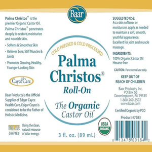 Palma Christos Roll-On Castor Oil Baar Products