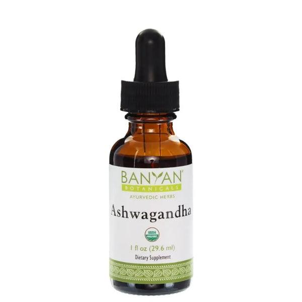 Ashwagandha Liquid Extract, Organic 1 oz Banyan Botanicals
