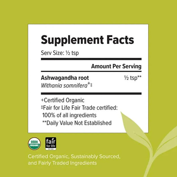 Ashwagandha Certified Organic by Banyan Botanicals at Nutriessential.com