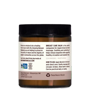 Breast Care Balm 4 oz Banyan Botanicals