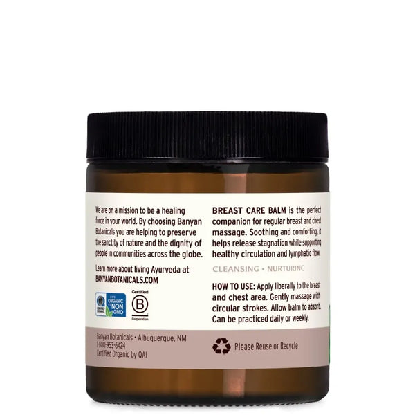 Breast Care Balm 4 oz Banyan Botanicals