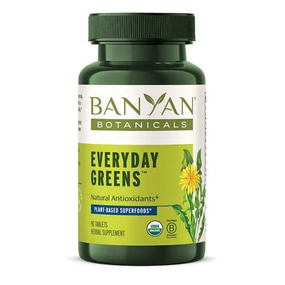 Everyday Greens Tablets Organic by Banyan Botanicals at Nutriessential.com