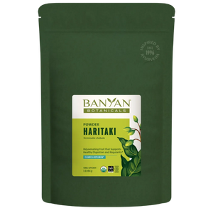 Haritaki Fruit Powder, Organic 1 lb Banyan Botanicals