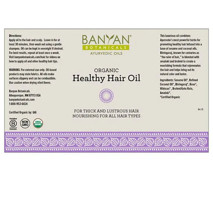 Healthy Hair Oil 4 fl oz Banyan Botanicals