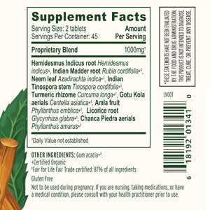 Banyan Botanicals Healthy Skin, Organic Supplement Ingredients - Hemidesmus Indicus Root