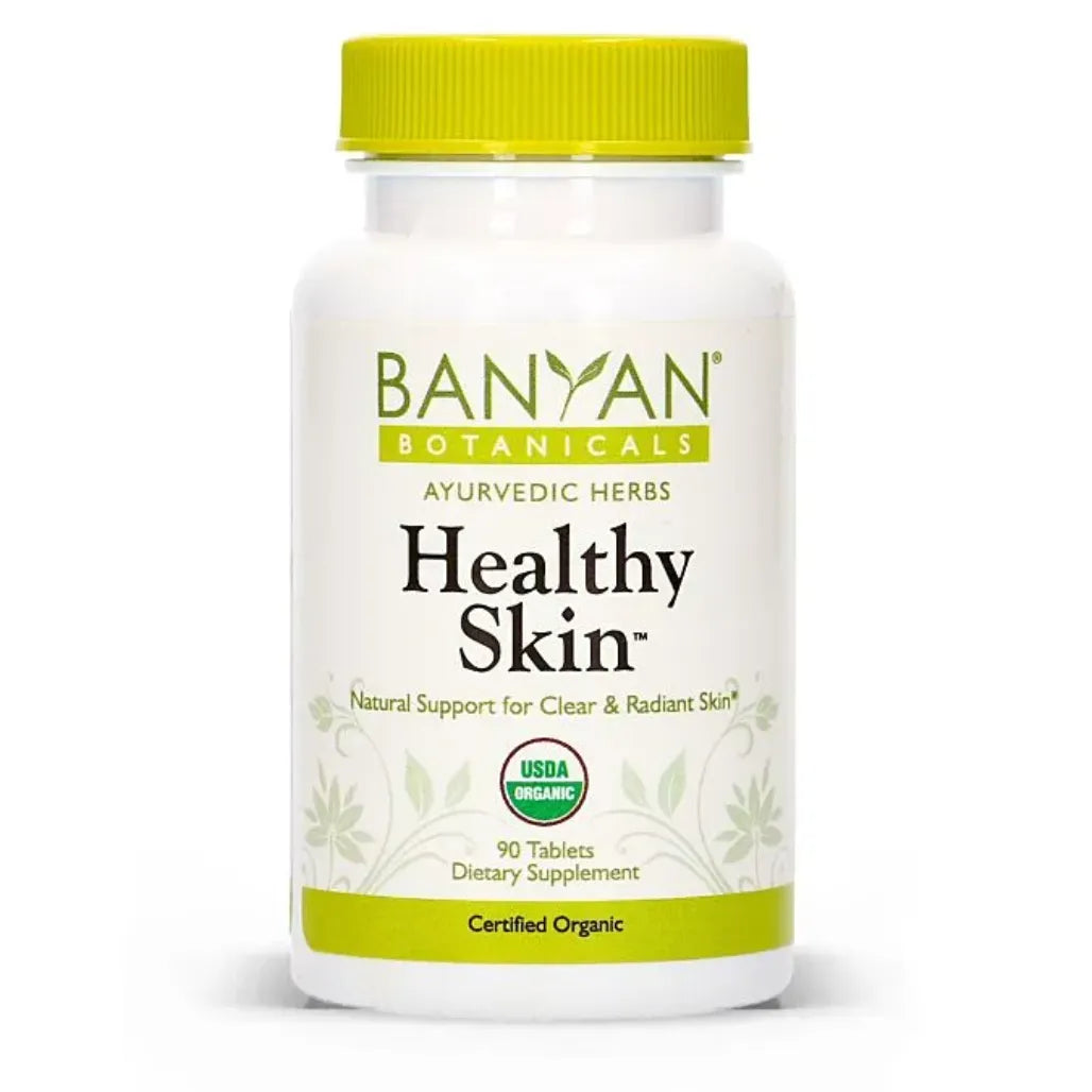 Banyan Botanicals Healthy Skin, Organic - 90 Tablets |  Promotes a Clear Complexion