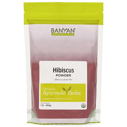 Hibiscus Powder Organic 1 lb Banyan Botanicals