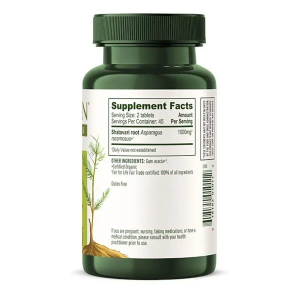 Shatavari, Organic by Banyan Botanicals at Nutriessential.com