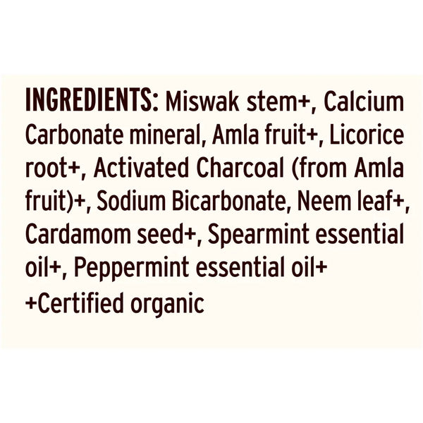 Tooth Powder Mint Cardamom 0.75 oz Banyan Botanicals