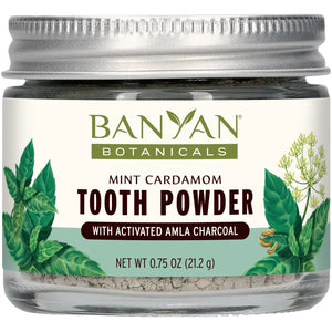 Tooth Powder Mint Cardamom 0.75 oz Banyan Botanicals