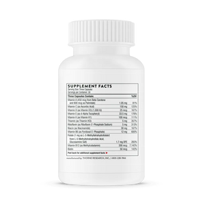 Thorne MediClear-SGS Vanilla Flavored 34.4 oz supplement facts