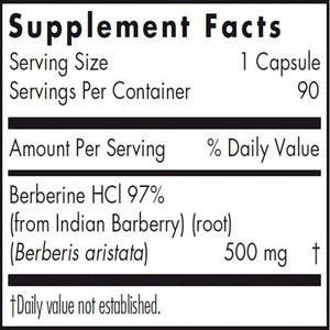Berberine 500 by Nutricology