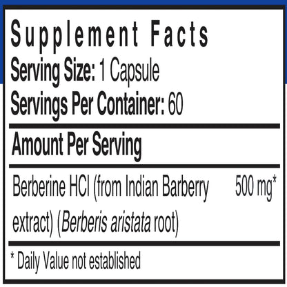 Berberine 500 mg Patient One