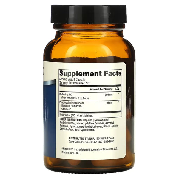 Dr. Mercola Berberine and MicroPQQ Advanced Dietary Supplement of 30 Capsule