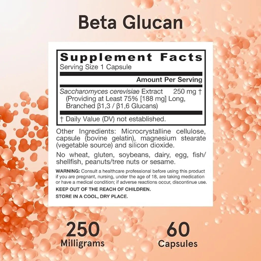 Beta Glucan 250 mg by Jarrow Formulas at Nutriessential.com