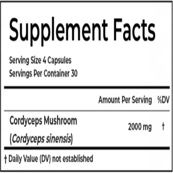 Cordyceps Mushroom Bio Essence Health Science