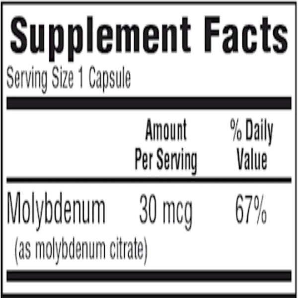 Molybdenum Citrate 30 mcg Bio-Tech