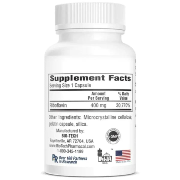 Vitamin B2 - 400 Bio-Tech