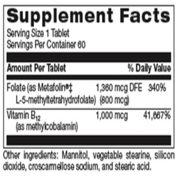 BioActive B12 Folate Neurobiologix