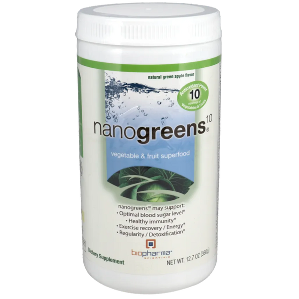 NanoGreens10 Green Apple 12.7 oz BioPharma Scientific