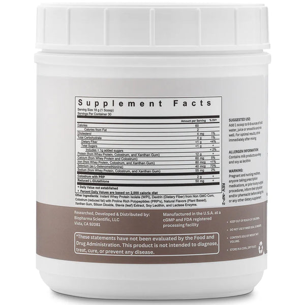 NanoPro PRP Immune Vanilla 1.2 lb by BioPharma Scientific at Nutriessential.com