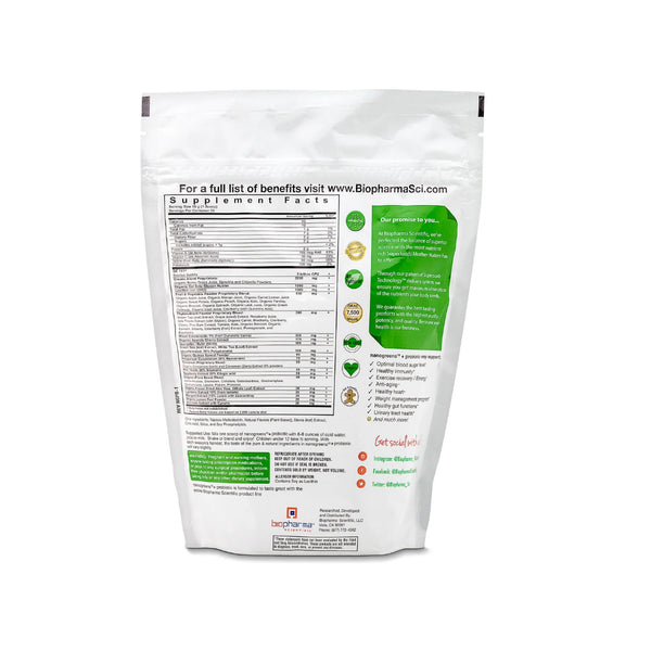 NanoGreens+ Probiotic Strawberry BioPharma Scientific