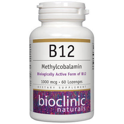 B12 Methylcobalamin 1,000mcg Bioclinic Naturals