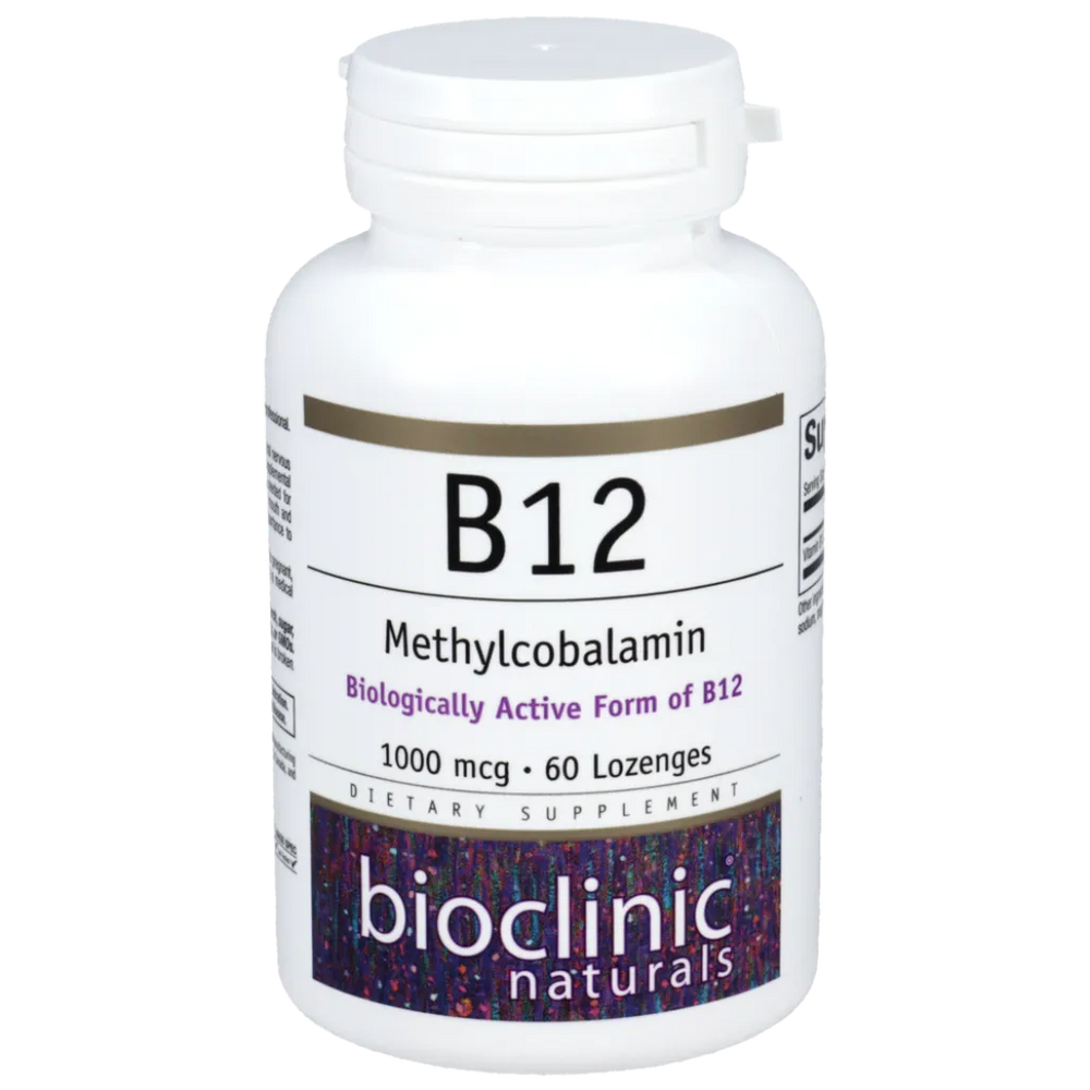 B12 Methylcobalamin 1,000mcg Bioclinic Naturals