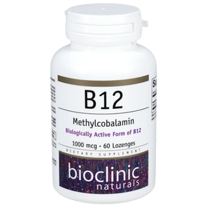 B12 Methylcobalamin 1,000mcg Bioclinic Naturals