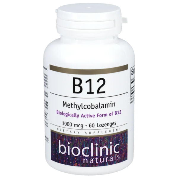 B12 Methylcobalamin 1,000mcg Bioclinic Naturals