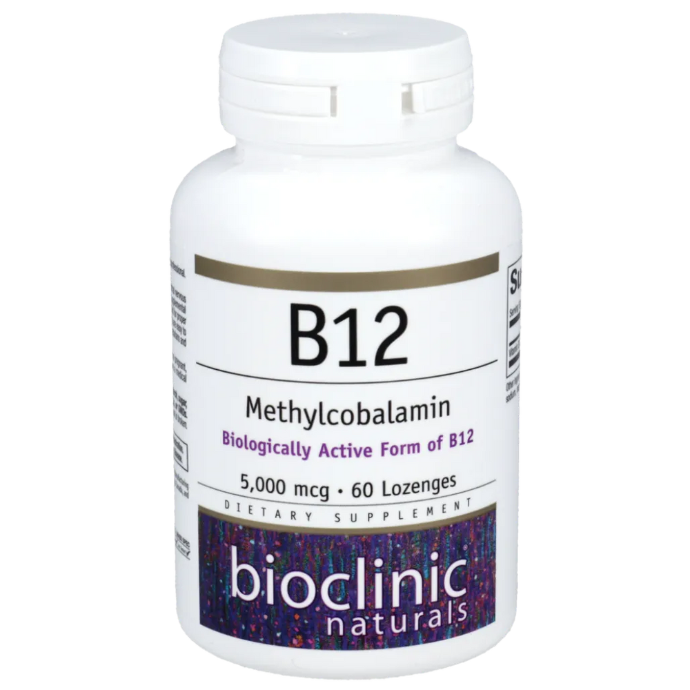 B12 Methylcobalamin 5,000mcg Bioclinic Naturals
