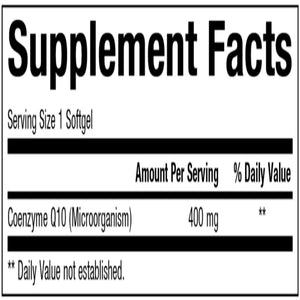 CoQ10 400 mg Bioclinic Naturals