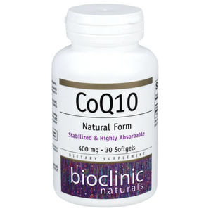 CoQ10 400 mg Bioclinic Naturals