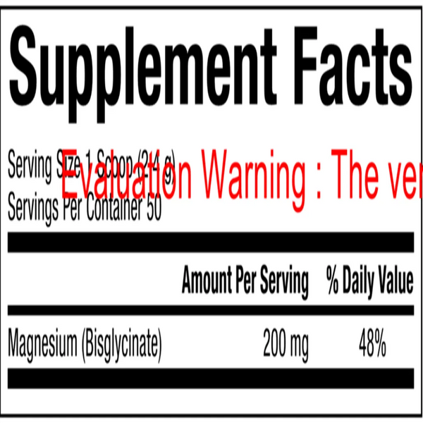 Bioclinic Naturals Magnesium Bisglycinate 200mg Supplement Ingredients - Magnesium 200mg